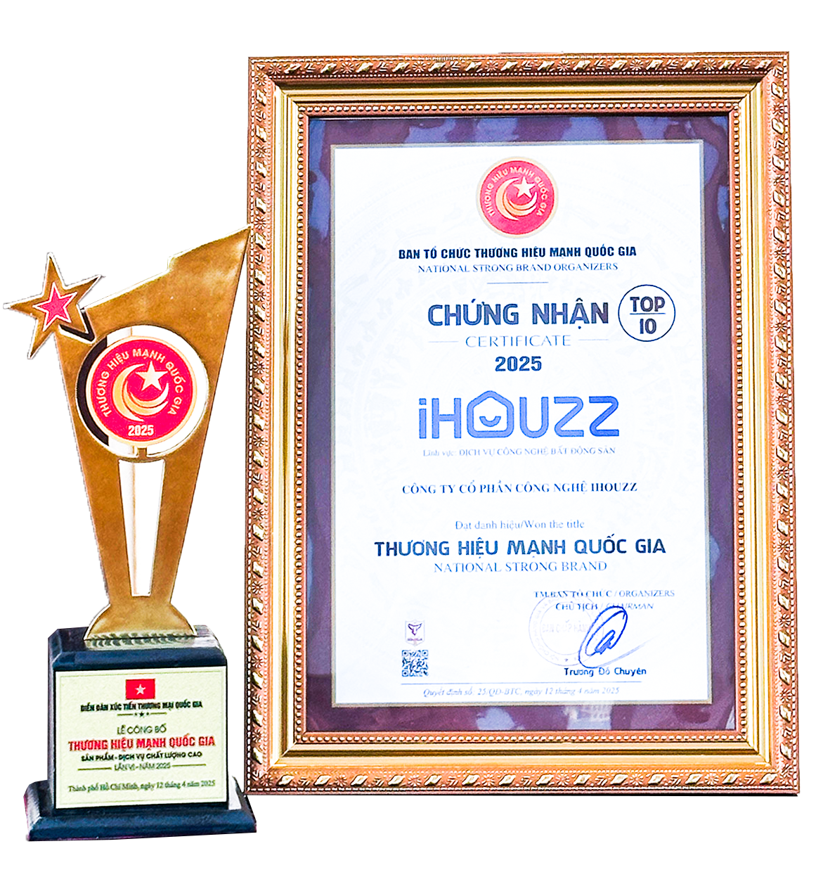 Top 10 Thương hiệu Mạnh Quốc gia 2025