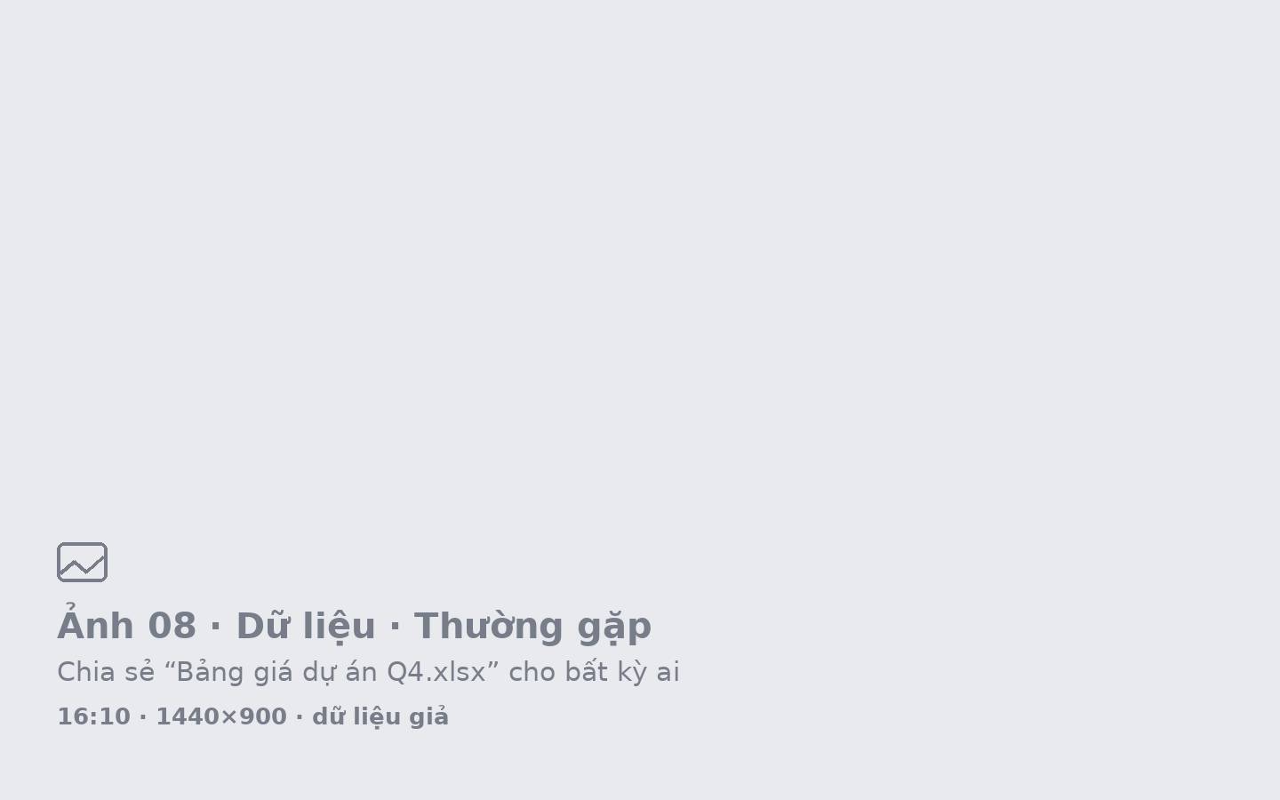 Hộp thoại chia sẻ bảng giá: bất kỳ ai có liên kết đều có thể chỉnh sửa