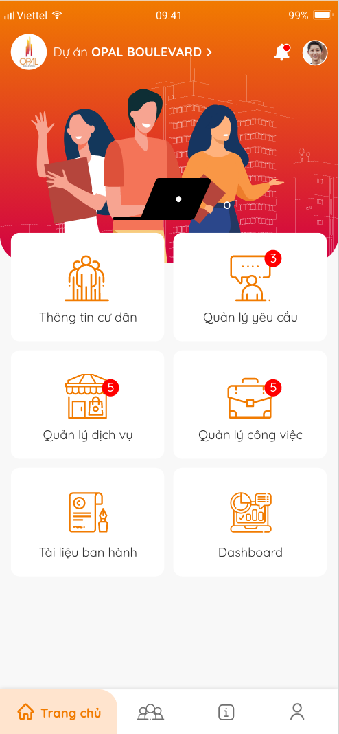 iHouzz PropBuilding Mobile UI 1
