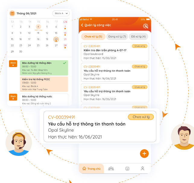 Hệ thống tiếp nhận & Xử lý yêu cầu (Ticketing)