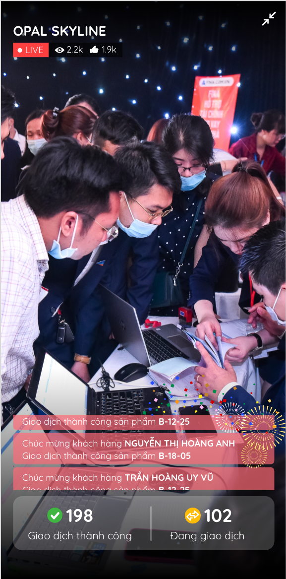 PropSales Livestream sự kiện