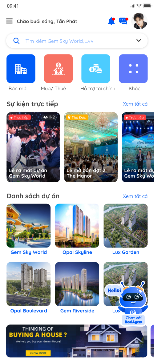 PropSales Mobile App UI