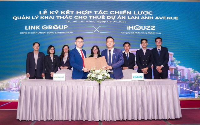 LinkGroup ký kết hợp tác cùng iHouzz quản lý khai thác cho thuê dự án Lan Anh Avenue
